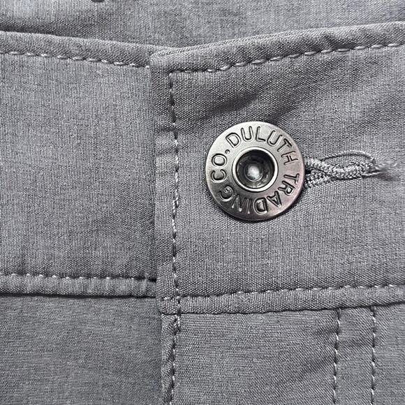 Duluth Trading Co Performance Technical Pants Mens 36x32 Grey Lightweight Active - Picture 5 of 9